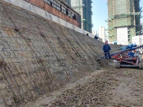 碑林建筑边坡支护